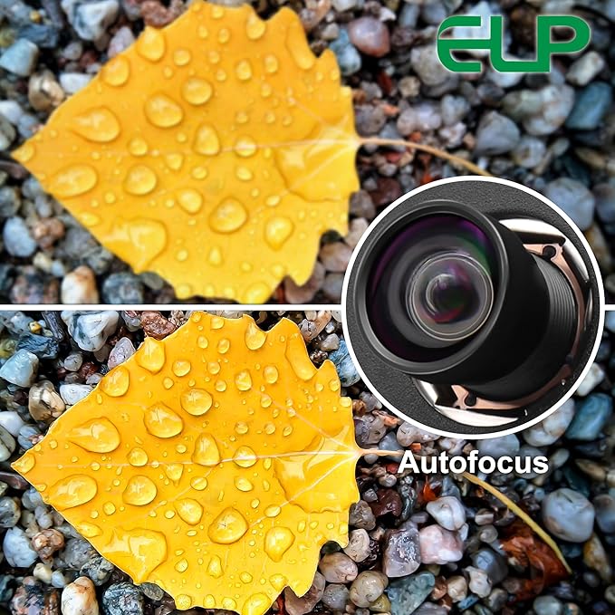 ELP 4K USB Camera with Microphone for Computer and Raspberr pi Mini UVC USB2.0 Webcam IMX415 USB with Camera 2160P Audio Video Lightburn Camera PC Laptop USB Camera (100degree no Distortion Lens)