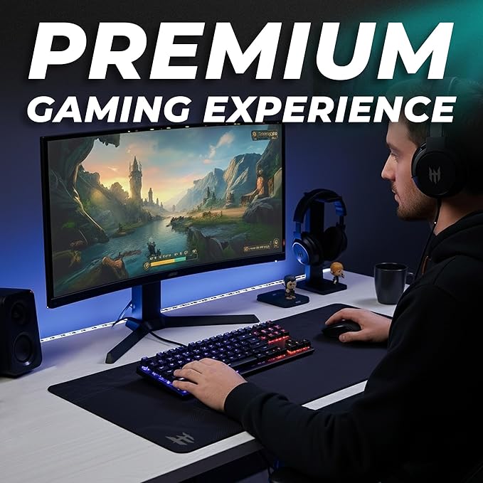 TECWARE Phantom+ 87 Mechanical Gaming Keyboard | RGB LED Backlit | Hot Swappable Wraith Brown Switches | 87 Key TKL Layout | Thocky Sound Profile | Detachable USB-C Wired | Black
