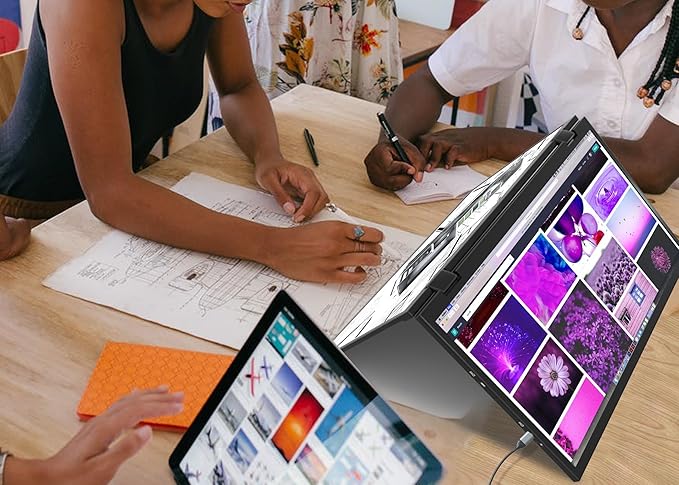 Triple Screen 15.6 Portable Foldable Monitor Dual Screen with VESA Extender 1080P FHD IPS for Laptop PC 360°Rotation Kickstand for Windows MAC OS SmartphonePS5Switch