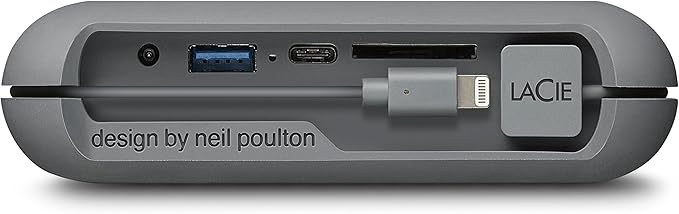 LaCie DJI Copilot BOSS Computer-free In-field Direct Backup And Power Bank With SD Reader 2000GB + 1mo Adobe CC All Apps (2TB)