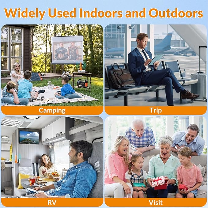 HIDB Amplified TV Antenna for Smart TV Indoor - Long Range Indoor Digital HDTV Antenna with External Amplifier 360° Reception for Local Channels 4K 1080p Free Over-The-Air Channels No Cable Needed