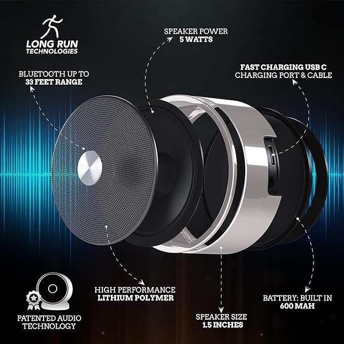 Stereo Bluetooth Speakers - Wireless Computer Speaker for Desktop Laptop PC for Boys &amp Girls Sister Brother Mom &amp Dad - Bluetooth Stereo Speakers Home Theater Gaming Rose Gold