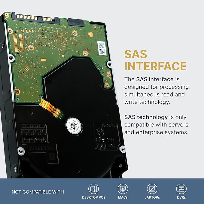 Seagate Enterprise ST18000NM004J Internal Hard Drive 3.5 18TB SAS