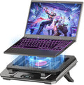 GT300 Upgraded Laptop Cooling Pad with Adjustable Stand Turbo Boosted Cooler for Rapid Cooling 10-17inch Gaming Laptop Flexible Sealing RingFeaturing Air Filtration Adjustable clamp