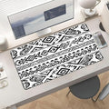 XXL Gaming Mouse Pad Boho Aztec Large Desk Mat Protector for Desktop Anti-Slip Rubber Extended Computer Keyboard Mat Writing Pad Mousepad for Work Office Home15.7 * 35.4 in A-690