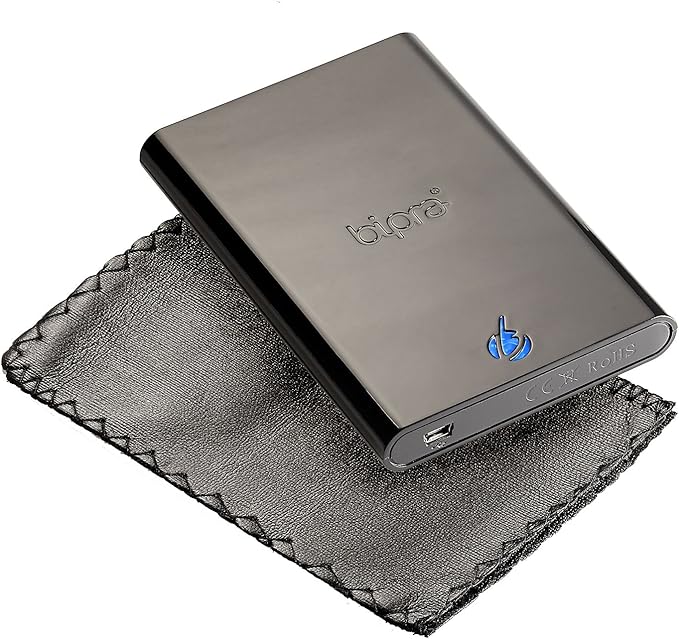 External Portable Hard Drive Includes One Touch Back Up Software - Black - FAT32 (320GB)