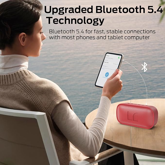 Monster S150 Speaker Strong Bluetooth 5.4 IPX7 Waterproof Wireless Speaker Support Sulti-Channel Connection HD Hands-Free Calling Compact Design Bluetooth Speakers