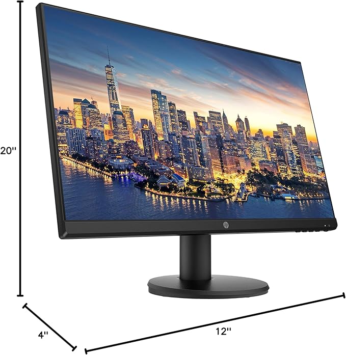HP P24v G4 24 Inch IPS LED Backlit Monitor 2-Pack