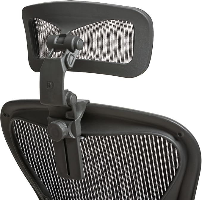 Engineered Now The Original Headrest for The Herman Miller Aeron Chair (HW Onyx)
