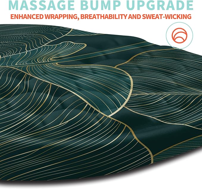 Ergonomic Mouse Pad Wrist Support with Memory Foam Massage Bulge Carpal Tunnel Pain Relief Mousepad Wrist Rest for Mouse(12x8 inch Leaves)