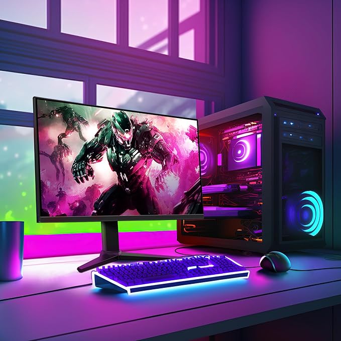 Amazon Basics 24 Inch (23.8 inch viewable) Gaming Monitor FHD 1080P 165Hz VESA Compatible Adaptive sync 1ms Response Black