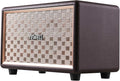 Vintage Bluetooth Speakers with Bass Enhanced Technology Wireless &amp 3.5mm Aux Input for Cellphone AC Powered (Upgraded Version)
