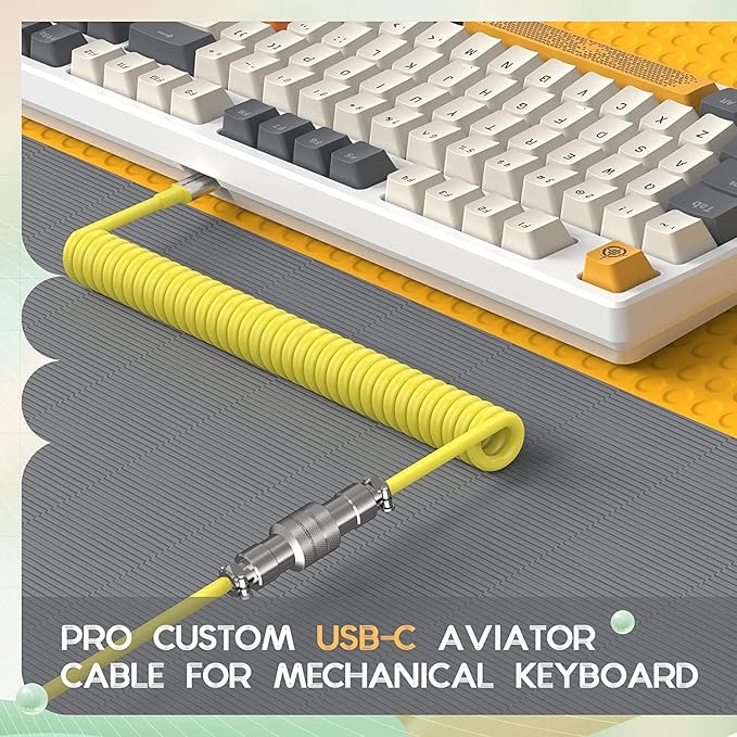 Wireless Gaming Keyboard and Wrist Rest Pad and Custom Coiled USB C CableTriple Mode TKL Hot Swappable Tactile SwitchesLIGHTSYNC RGBMechanical Keyboard Palm Rest for PC PS5 PS4 Xbox Mac-3 in 1 Kit