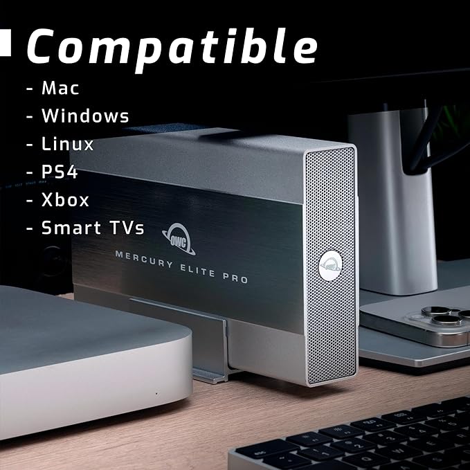 OWC Mercury Elite Pro 8TB 7200 RPM Storage Solution w/USB 3.2 5Gb/s