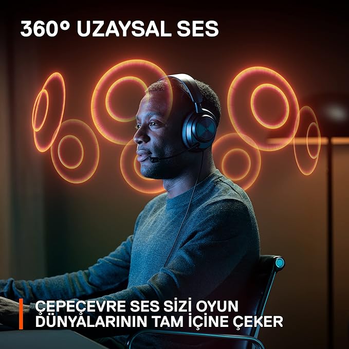 SteelSeries Arctis Nova ProMulti-System Gaming Headset - Premium Hi-Fi Drivers - Hi-Res Audio - 360° Spatial Audio - GameDAC Gen 2 - ESS Sabre Quad-DAC - Stealth Retractable Mic - PC PS5 PS4 Switch