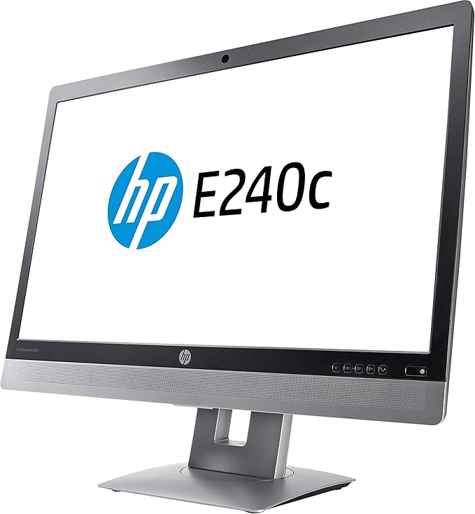 HP EliteDisplay E240c 23.8in Video Conferencing Monitor (M1P00A8#ABA) (Renewed)