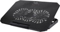 Laptop Cooler Stand with Two Ultra-Quiet Fans USB Powered Notebook Radiator Height Portable Cooling Pad for Efficient Heat Dissipation