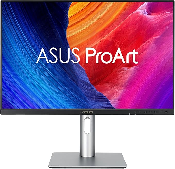ASUS ProArt Display 24” 16:10 Professional Monitor (PA248QFV) – IPS WUXGA (1920 x 1200) 100% sRGB Color Accuracy ΔE &lt 2 Calman Verified 100Hz HDR-10 Light Sync Ergonomic 3 yr Warranty