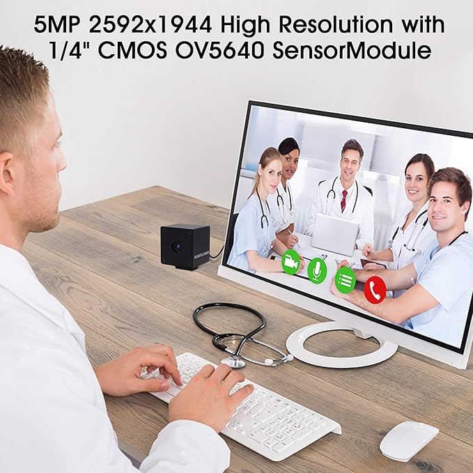 SVPRO 5MP Autofocus USB Camera Module with Box High Definition 2592x1944 Mahine Vision CMOS OV5640 Industrial Camera