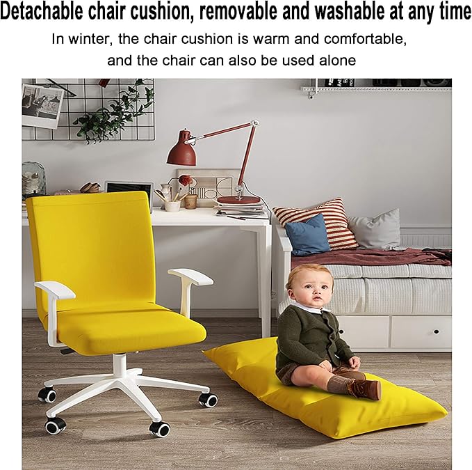 Office Chair Gaming Chair Computer Chair Upholstered Office ChairModern Swivel Chair Fabric Conference Chair High Back Gaming Chair for Home ExecutiveErgonomic Computer Chair Fabric Desk C