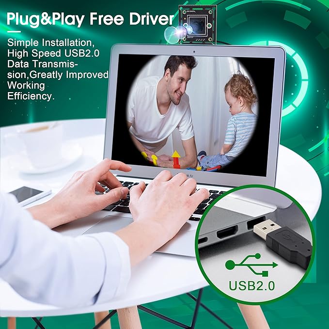 Webcamera_USB HD USB Camera Module High Speed 720P 30fps Webcam Board Mini UVC USB2.0 PC Camera OV9712 Lightburn Camera for Laser Engraver Megapixel Embedded USB Secuirty Camera for Computer