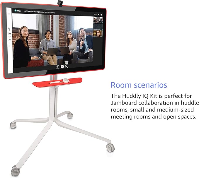 Huddly IQ Jamboard Kit - Full HD 1080p USB Video Conferencing Camera with Embedded Microphone Array and AI Capabilities