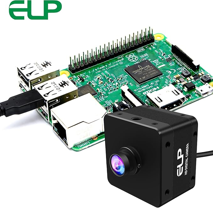 ELP High Speed 4K 60FPS USB Camera for Computer Mini UVC 2160P USB3.0/2.0 Lightburn Cameras for Windows Linux Mac Pi Fast Frame Wide Angle 100°(H) IMX678 Webcam for PC Laptop Jetson Nano