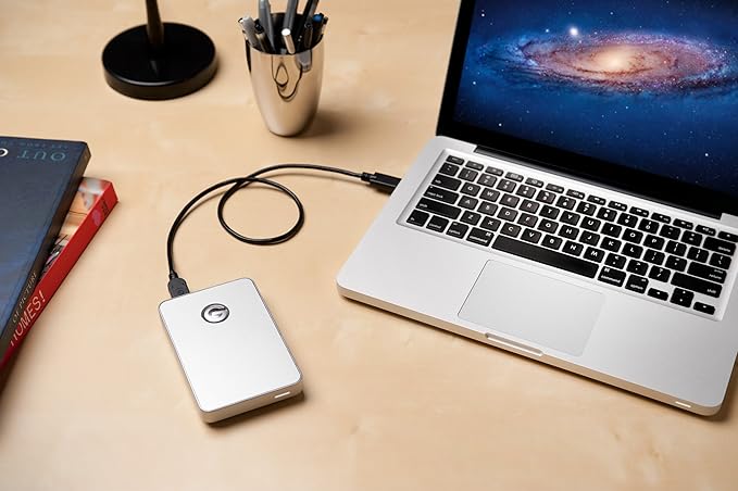 G-Technology G-DRIVE mobile 500GB Portable FireWire and USB 3.0 Drive for Time-Machine (Silver) (0G02383)