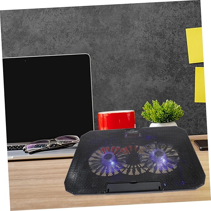 DOITOOL Laptop Radiator Stand Ultra-Quiet Fans Cooling Pad for Laptops Material Notebook Computer Cooler