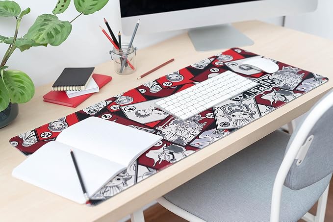 One Piece XXL Mouse Pad - MTG Playmat- 31.5 x 13.78 Non-Slip Rubber Base Gaming Mouse Pad Keyboard Mouse Mat - Manga Gifts