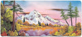 Bob Ross Desk Mat for Desktop Large Ergonomic Mouse Pad Gaming Mouse Pad Non-Slip Deskmat Mouse Pad for Computer Wireless Mouse Keyboard Large Mousepad (Reflections - S02 E08)