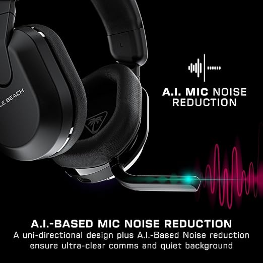 Turtle Beach Stealth 600 Wireless Multiplatform Amplified Gaming Headset for Xbox Series X|S Xbox One PC PS5 PS4 &amp Mobile – Bluetooth 80-Hr Battery Noise-Cancelling Mic – Black (Renewed)