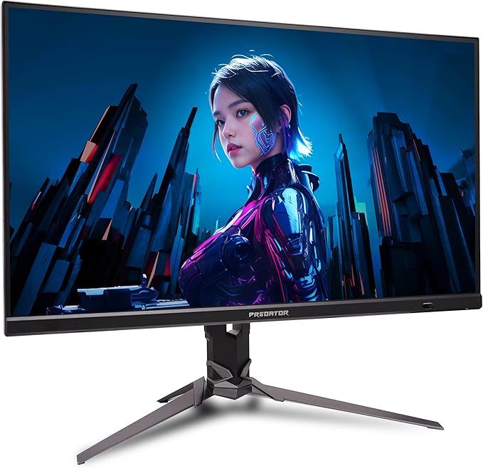 Acer Predator Gaming Monitor | 27 UHD 3840 x 2160 IPS | AMD FreeSync Premium | Up to 320Hz with DFR | Up to 0.5ms | VESA DisplayHDR400| DCI-P3 90% | Display Port 1.4 &amp 2 x HDMI 2.1 | XB273K V5bmi