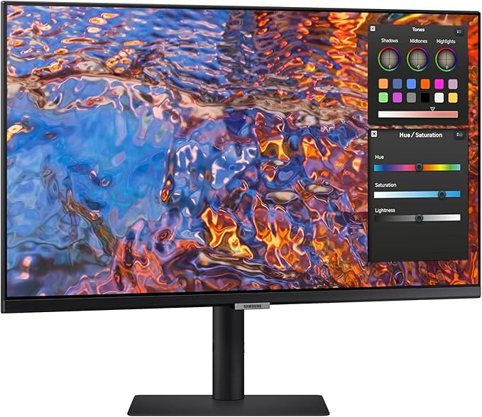 Samsung 27-Inch ViewFinity S80PB Series UHD Computer Monitor DCI-P3 98% VESA DisplayHDR 400 IPS Panel Matte Display USB-C PIP/PBP Intelligent Eye Care LS27B804PXNXGO