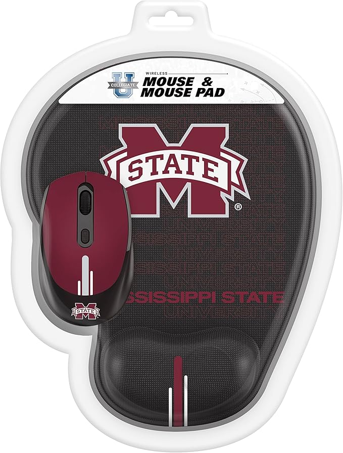 SOAR NCAA Unisex Wireless Mouse and Mouse Pad