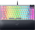 Razer BlackWidow V4 75% Mechanical Gaming Keyboard: Hot-Swappable Design - Compact &amp Durable - Orange Tactile Switches - Chroma RGB - MF Roller &amp Media Keys - Comfortable Wrist Rest - Phantom