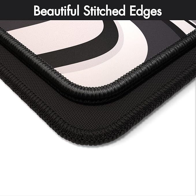 Gamer Boss - Gaming Mouse Pad - 48 x 24 Inches - 4mm Thick with Stitched Edges Non-Slip Rubber Base Premium Cloth Mousepad Desk Mat for Laptop Keyboard Computer &amp PC (Mega Swirl)