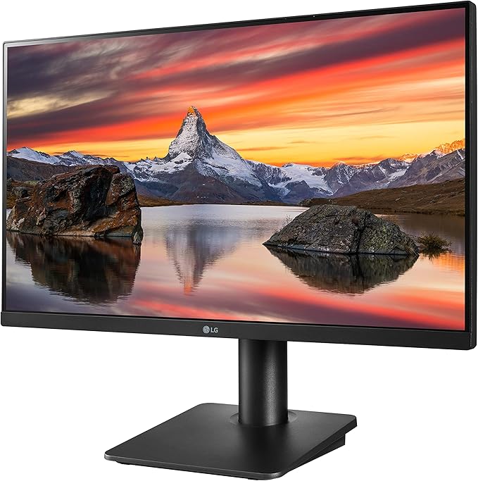 LG 24MP450-B Monitor 24 Full HD (1920 x 1080) IPS Display 3-Side Virtually Borderless Design AMD FreeSync 5ms GtG Response Time Reader Mode OnScreen Control with Screen Split