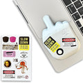 Work-Life Balance Randomized Mouse Trackpad Jiggler - Undetectable Mechanical Moving Device for Laptop Cordless Device Automatic Shaker to Keep Screen Active for WFH Remote Work Essential - Gray