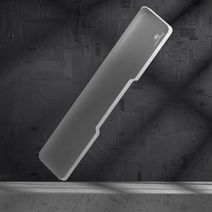 SELORSS Acrylic Keyboard Wrist Rest - TENKEYLESS (TKL) 80% Keyboard- Mechanical Keyboards Ergonomic Palm Rest for Computer KeyboardAnti-Slip BaseWrist Pad for LaptopOffice &amp Home-Easy Typing