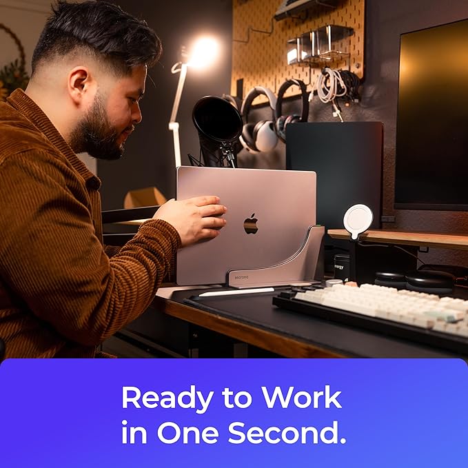Dock for 13 Apple MacBook Air - Docking Station - Connect Dual Displays with Two Thunderbolt 4 USB-C Ports - Mac Docking Station Hub - Supports MacBook Air 13 (M2M3M4M5 2022-2026)