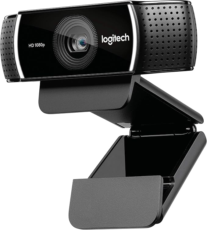 Logitech 1080p Pro Stream Webcam for HD Video Streaming and Recording at 1080p 30FPS