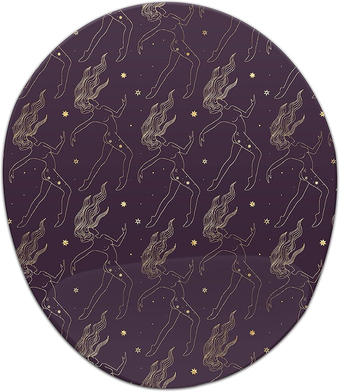 Ergonomic Mouse Pad with Wrist Rest Digital Printed Mouse Mat for Tendon Sheath Problems Non-Slip Base for Office and Home Size: 20 x 23 cm