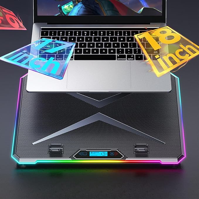 Lightweight Laptop Cooling Pad Adjustable Height Laptop Fan Fans Prevent Overheating Laptop Cooling Pads Laptop Support Stand