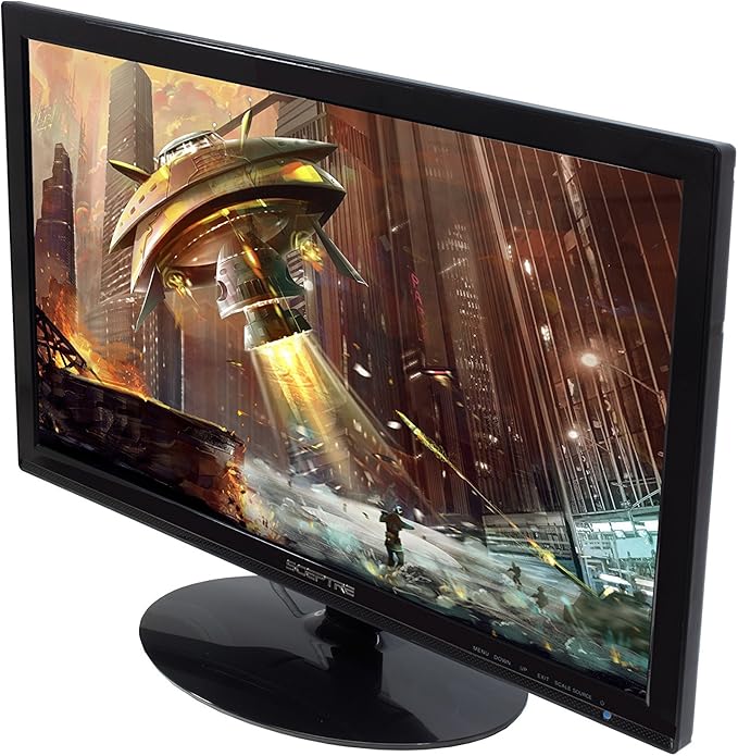 Sceptre 24 Inch Prime Monitor 99% sRGB Build-in Speakers HDMI x2 VGA Machine Black 2025 (E248W Series)