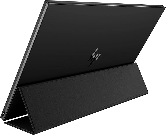 HP E14 FHD (1920x1080) Portable Monitor Travel Bundle with USB Type-C and Micro Bluetooth Speaker with Professional Sound Built-in Microphone and Remote Shutter for Selfies