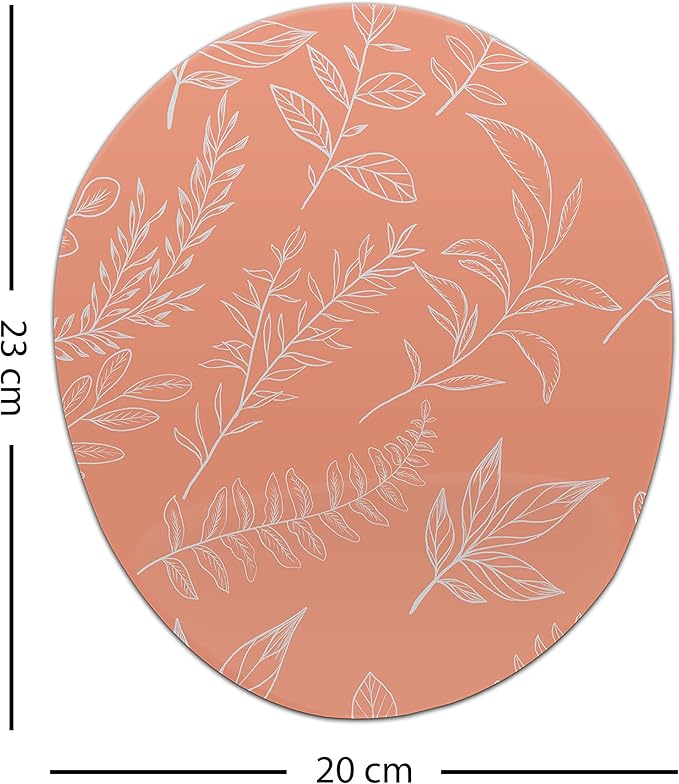 Ergonomic Mouse Pad with Wrist Rest Digital Printed Mouse Mat for Tendon Sheath Problems Non-Slip Base for Office and Home Size: 20 x 23 cm