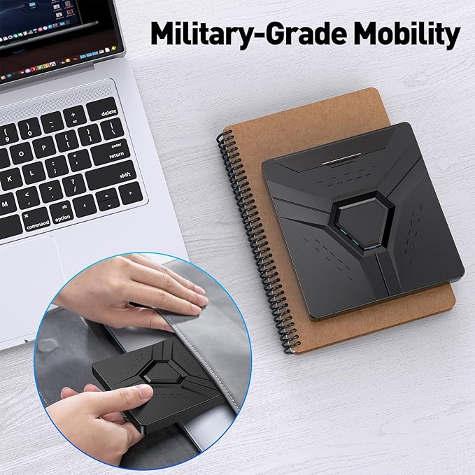 External CD/DVD Drive for Laptop Mac USB 3.0 &amp Type-C 8-in-1 Portable DVD Player/Burner Plug &amp Play with Carrying Case Compatible with Desktop PC Windows 11/10/8 Linux Mac OS MacBook Pro/Air