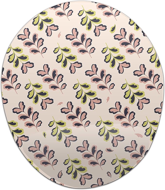 Ergonomic Mouse Pad with Wrist Rest Digital Printed Mouse Mat for Tendon Sheath Problems Non-Slip Base for Office and Home Size: 20 x 23 cm