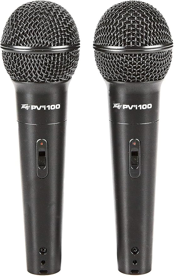 Peavey Pvi 100-2 Pack Dynamic Cardiod Microphones